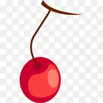 樱桃奥格里斯水彩画剪贴画-小鲜红樱桃-空若网 樱桃奥格里斯水彩画剪贴画-小鲜红樱桃-空若网