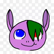 鼻子粉红m卡通线剪贴画线-空若网 鼻子粉红m卡通线剪贴画线-空若网