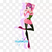 时尚插画粉红m剪贴画-空若网 时尚插画粉红m剪贴画-空若网