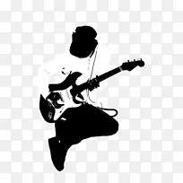 吉他手黑白吉他手-空若网 吉他手黑白吉他手-空若网