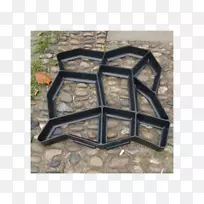 混凝土路面花园地板水泥石-空若网 混凝土路面花园地板水泥石-空若网