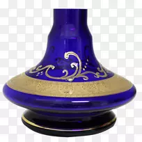 钴蓝玻璃花瓶-空若网 钴蓝玻璃花瓶-空若网