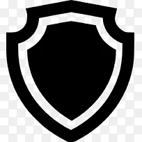 白色剪贴画-安全徽章-空若网 白色剪贴画-安全徽章-空若网