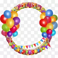 生日边框气球剪贴画-生日-空若网 生日边框气球剪贴画-生日-空若网