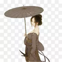 视觉艺术水彩画插图-女性-空若网 视觉艺术水彩画插图-女性-空若网