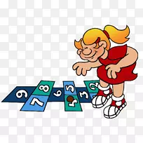 游戏跳房子游乐场让人相信剪贴画-卡通数学-空若网 游戏跳房子游乐场让人相信剪贴画-卡通数学-空若网