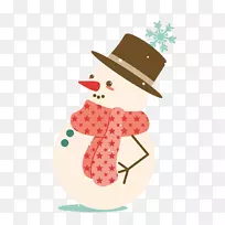 雪人圣诞老人圣诞雪人帽子围巾-空若网 雪人圣诞老人圣诞雪人帽子围巾-空若网