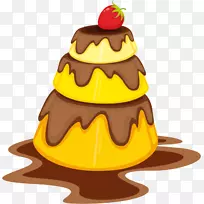 奶油冻甜点夹艺术蛋糕-空若网 奶油冻甜点夹艺术蛋糕-空若网