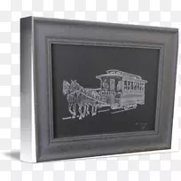 相框矩形马画-空若网 相框矩形马画-空若网