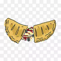 Calzone磨碎肉菜单标识-空若网 Calzone磨碎肉菜单标识-空若网