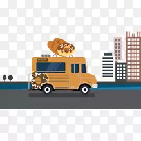 汽车甜甜圈食品卡车面包车-空若网 汽车甜甜圈食品卡车面包车-空若网
