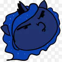 钴蓝鼻子白色卡通剪贴画-空若网 钴蓝鼻子白色卡通剪贴画-空若网