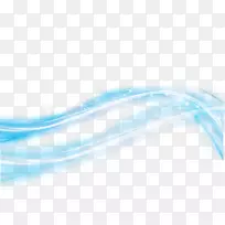 角型-蓝色曲线亮星效应元件-空若网 角型-蓝色曲线亮星效应元件-空若网