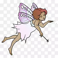 仙女卡通开花植物剪贴画-仙女-空若网 仙女卡通开花植物剪贴画-仙女-空若网