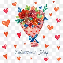 水彩画玫瑰贺卡载体-空若网 水彩画玫瑰贺卡载体-空若网