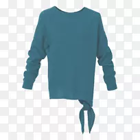 套筒毛衣蓝色外穿领水-空若网 套筒毛衣蓝色外穿领水-空若网