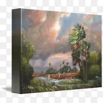 水彩画丙烯酸涂料画框.绘画-空若网 水彩画丙烯酸涂料画框.绘画-空若网