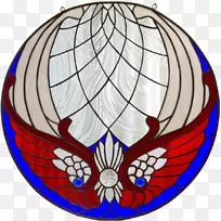 彩色玻璃钴蓝对称图案玻璃-空若网 彩色玻璃钴蓝对称图案玻璃-空若网