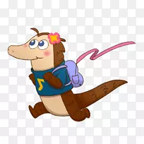 动画卡通食肉-穿山甲-空若网 动画卡通食肉-穿山甲-空若网