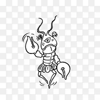 视觉艺术龙虾动画剪贴画手绘龙虾卡通-空若网 视觉艺术龙虾动画剪贴画手绘龙虾卡通-空若网