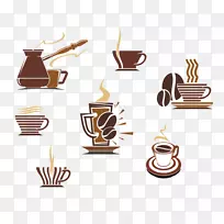 冰咖啡浓缩咖啡-卡通咖啡饮料-空若网 冰咖啡浓缩咖啡-卡通咖啡饮料-空若网