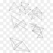 三角形对称结构面积图-科技线-空若网 三角形对称结构面积图-科技线-空若网