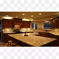 厨房台面柜工程石材花岗岩厨房-空若网 厨房台面柜工程石材花岗岩厨房-空若网