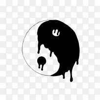 阴阳象征黑白绘画-永恒的奥西托斯-空若网 阴阳象征黑白绘画-永恒的奥西托斯-空若网