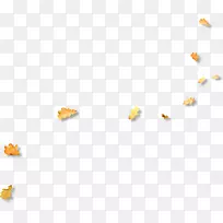 黄角图案-落叶-空若网 黄角图案-落叶-空若网