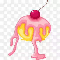 蛋糕糕点剪贴画-小鲜粉蛋糕-空若网 蛋糕糕点剪贴画-小鲜粉蛋糕-空若网