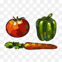 甜椒葫芦蔬菜图.番茄,青椒,胡萝卜,无扣材料-空若网 甜椒葫芦蔬菜图.番茄,青椒,胡萝卜,无扣材料-空若网