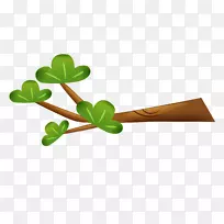 叶枝动画-卡通树枝绿叶-空若网 叶枝动画-卡通树枝绿叶-空若网