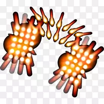 剪贴画-橙色闪光聚光灯-空若网 剪贴画-橙色闪光聚光灯-空若网