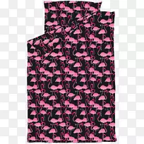 床单纺织品长袖T恤长方形火烈鸟黑色-空若网 床单纺织品长袖T恤长方形火烈鸟黑色-空若网