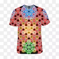 t恤袖子视觉艺术衬衫连衣裙t恤-空若网 t恤袖子视觉艺术衬衫连衣裙t恤-空若网