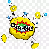 Adobe插画剪贴画-黄色视频爆炸-空若网 Adobe插画剪贴画-黄色视频爆炸-空若网