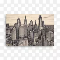 长方形-费城天际线-空若网 长方形-费城天际线-空若网