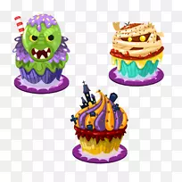 蛋糕万圣节剪贴画-万圣节奶油蛋糕-空若网 蛋糕万圣节剪贴画-万圣节奶油蛋糕-空若网