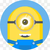 卑劣的我:走狗冲电脑图标-小黄人-空若网 卑劣的我:走狗冲电脑图标-小黄人-空若网