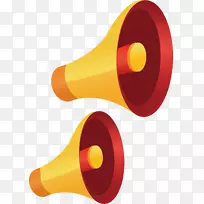 扬声器扩音器PNG元件-空若网 扬声器扩音器PNG元件-空若网