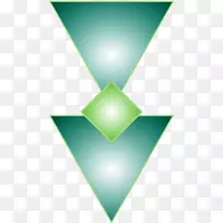 绿色三角抽象-三角形-空若网 绿色三角抽象-三角形-空若网