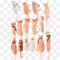 水彩画插图-熊-空若网 水彩画插图-熊-空若网