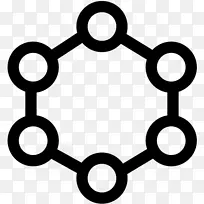 分子计算机图标化学化合物科学-空若网 分子计算机图标化学化合物科学-空若网