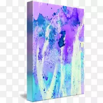 现代艺术抽象艺术画布水彩画紫色-空若网 现代艺术抽象艺术画布水彩画紫色-空若网