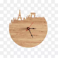 埃菲尔铁塔桌钟起居室城市轮廓钟-空若网 埃菲尔铁塔桌钟起居室城市轮廓钟-空若网