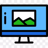 电脑显示器电脑附件电脑图标剪贴画电视屏幕-空若网 电脑显示器电脑附件电脑图标剪贴画电视屏幕-空若网