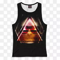 t恤镀金无袖衬衫衣服t恤-空若网 t恤镀金无袖衬衫衣服t恤-空若网