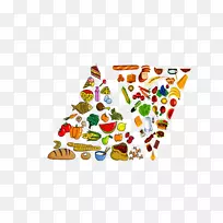 冰淇淋有机食品欧洲美食金字塔由各种食物组成-空若网 冰淇淋有机食品欧洲美食金字塔由各种食物组成-空若网