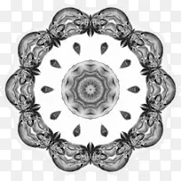 无形野兽对称白色动物图案-曼陀罗背景-空若网 无形野兽对称白色动物图案-曼陀罗背景-空若网