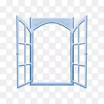 微软视窗玻璃图标-蓝色玻璃窗口打开-空若网 微软视窗玻璃图标-蓝色玻璃窗口打开-空若网